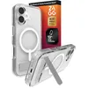 Image de ZAGG Crystal Palace Case with Kickstand for iPhone 17 - Clear, Drop Protection (13ft/4m), MagSafe Charging Compatible, ClearGuard Anti-Yellowing Technology, Scratch Resistant Phone Case