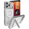 Image de ZAGG Crystal Palace Case with Kickstand for iPhone 17 Pro Max - Clear, Drop Protection (13ft/4m), MagSafe Charging Compatible, ClearGuard Anti-Yellowing Technology, Scratch Resistant Phone Case