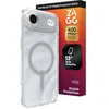 Image de ZAGG Milan Coque à clipser pour iPhone Air, renforcée en graphène avec protection contre les chutes (4 m), bords texturés et design étincelant, compatible avec la charge MagSafe, argent scintillant