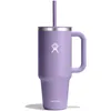 Image de Hydro Flask - Tumbler de voyage 1180 ml (40 oz) avec couvercle paille refermable - Acier inoxydable - Double paroi isolée sous vide - Couvercle anti-éclaboussures - Moonshadow