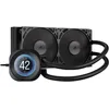 Image de CORSAIR NAUTILUS 240 RS LCD Watercooling pour CPU   Ecran LCD IPS 5.3cm   Radiateur 240mm, Intel LGA 1851/1700, AMD AM5/AM4, Connexions série simples, Inclus 2x RS120 Ventilateurs   Noir