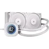 Image de CORSAIR NAUTILUS 240 RS LCD Watercooling pour CPU - Ecran LCD IPS 5.3cm - Radiateur 240mm, Intel LGA 1851/1700, AMD AM5/AM4, Connexions série simples, Inclus 2x RS120 Ventilateurs - Blanc