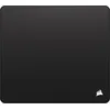 Image de Corsair MM Tapis de Souris de Jeu en Tissu Anti-effilochage - Grand (450 x 400 mm), Surface Micro-tissée de précision, Base en Caoutchouc Naturel antidérapante, Bords Cousus - Noir