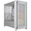 Image de CORSAIR Frame 4000D RS ARGB Boîtier Modulaire ATX de Taille Moyenne   Débit d'air Élevé, 3X Ventilateurs RS ARGB Préinstallés, ASUS BTF, MSI Project Zero, Gigabyte Project Stealth   Blanc