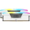 Image de CORSAIR Vengeance RGB DDR5 RAM 32Go (2x16Go) Jusqu'à 6000MHz CL30-36-36-76 1.4V AMD Expo & Intel XMP Mémoire pour Ordinateur de Bureau - Blanc (CMH32GX5M2B6000Z30W)