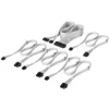 Image de Corsair Kit de Démarrage Câbles PSU à Gaines Individuelles Type 4 Elite Premium   Peignes à Câble Profil Bas, Conception Paracord à Maille Triple Couche, Compatible PSU's Type 4   Blanc