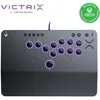 Image de Turtle Beach Victrix Pro KO sans levier Fight stick Gris Édition. Sous licence officielle Xbox avec boutons Cherry MX Speed Silver remplaçables à chaud e conception ergonomique et durable en aluminium