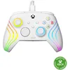 Image de Turtle Beach Afterglow Wave Controller Blanc Manette de jeu RGB filaire - Licence pour Xbox Series XS, Xbox One et Windows - Boutons programmables, gachettes à effet Hall, commandes audio