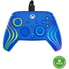 Image de Turtle Beach Afterglow Wave Controller Bleu Manette de jeu RGB filaire - Licence pour Xbox Series XS, Xbox One et Windows - Boutons programmables, gachettes à effet Hall, commandes audio