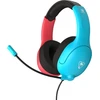 Image de Turtle Beach Airlite Fit Casque gaming filaire pour Nintendo Switch, sous licence officielle, haut-parleurs de 40 mm, microphone escamotable, coussinets d'oreille isolants, bleu et rouge