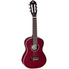 Image de Ortega Guitars Guitare Classique 1/4   Family Series   Housse Incluse   Épicéa / Acajou, Rouge (R121-1/4WR)