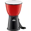 Image de Nino Percussion Djembe en ABS   Grand Instrument de Musique pour Enfants à partir de 5 ans   Diamètre de 8 pouces   Plastique ABS, Rouge et Noir (NINO18R/BK)
