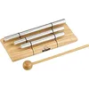 Image de Nino Percussion Energy Chimes Instrument   3 Tubes Sonores   avec Mailloche   Idée Cadeau pour Enfants à partir de 3 ans   Bois et Aluminium, Naturel (NINO580)