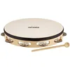 Image de Meinl NINO25 Tambourin avec peau et grelots en acier 10"