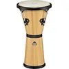 Image de Nino Percussion Djembe en Bois   Très Grand Instrument de Musique pour Enfants à partir de 5 ans   Diamètre de 10 pouces   Chêne de Siam, Naturel (NINO48NT)