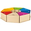 Image de Nino Percussion Cajon Deluxe pour Salle de Classe   Cajons pour Enfants de plus de 3 Ans   Instrument de Musique pour Cercle de Percussion   Bouleau Baltique, Multicolore (NINO954-2)