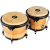 Image de Meinl Percussion Bongos Marathon Series - 2 hand drums de 6.75 et 8 pouces - clé d'accord incluse - chêne du Siam, Natural matte (FWB190SNT-M)