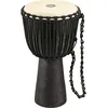 Image de Meinl Percussion Djembe River À Cordes   Très Grande Percussion à Main   Avec Peau de Chèvre   Diamètre 13 pouces   Acajou, Noir (HDJ3-XL)
