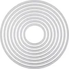 Image de Sizzix 18657551 Big Shot Cercles Framelits Set de 8 Matrices de Découpe pour Machine Plastique Multicolore 16 x 1 x 25 cm