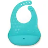 Image de bblüv - Pöket - Lot de 2 Bavoirs et Cuillères en Silicone Facilement Nettoyable et Transportable - Bleu
