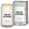 Image de Homesick New Home Bougie parfumée de qualité supérieure   Senteurs de jasmin, bois de cèdre, 400 g, combustion de 60 à 80 heures, mélange de soja naturel, décoration d'intérieur, bougie