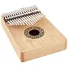 Image de Sonic Energy Sound Hole Kalimba   17 notes, do majeur   Pour la méditation, le yoga, la percussion   Bois d'érable   Accessoires inclus (KL1709H)