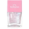 Image de Nails Inc. It’s Topless vernis à ongles gel pour un effet longue tenue teinte Kat Baby Pink Iridescent 14 ml