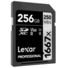 Image de Lexar SDXC 256 Go Professional UHS-II 1667x (250Mb/s)