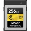 Image de Lexar Carte mémoire Professionnelle CFexpress Type B 256 Go Gold Series, jusqu'à 1750 Mo/s en Lecture, Enregistrement vidéo Brut 8K, Prend en Charge PCIe 3.0 et NVMe (LCXEXPR256G-RNENG)