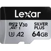 Image de LEXAR Professional SILVER PLUS microSDXC 64GB MICROSDXCSILV64GV30