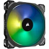 Image de Corsair ML140 PRO RGB, Ventilateur 140mm Premium Magnetic Levitation RGB LED PWM - Pack individuel (400 RPM à 1 200 RPM, silencieux, hautes performances) Noir