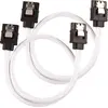 Image de Corsair Câble SATA gainé Premium - SATA 6Gbps Blanc, 30 cm