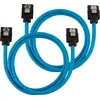 Image de Corsair Câble SATA gainé Premium - SATA 6Gbps 60 cm, Noir