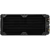 Image de Corsair Hydro X Series, XR5 Radiateur de 240 mm (Doubles Fixations Ventilateur de 120 mm, Installation Facile, Construction en Cuivre Premium, Guides de Vis de Ventilateur Inclus) Noir