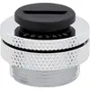Image de Corsair Hydro X Series, XF Fillport (Filetages G1/4  BSPP Standards, Construction en Solide Laiton, Remplissage/Vidange Faciles, Bague de Blocage Filetée, Bouchon G1/4  Inclus) Chrome