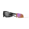 Image de Tifosi Aethon Lunettes de Soleil Sport Noir Mat Idéal pour Vélo (Route, Gravel, VTT), Randonnée et Course à Pied