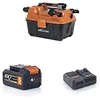 Image de Evolution Power Tools R11VAC-LI Aspirateur Sec/Humide sans Fil avec Batterie 5 Ah + Chargeur