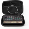 Image de Analog Cases Glide Case pour Korg Volca Series ou des synthétiseurs comparables (étui de Transport en Simili-Cuir imperméable, avec poignée Robuste en Caoutchouc), Noir