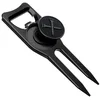 Image de Blue Tees Golf - Divot - Outil - Réparation du Putting sur Le Green - Noir