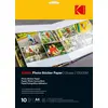 Image de KODAK Photo Sticker Paper - Papier Photo Autocollant, Finition Brillante, Pack de 10 Feuilles, Format A4 (21x29,7cm), 120 gsm, Compatible avec Imprimantes Jet d'Encre