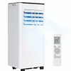 Image de Temprium 9000 BTU Climatiseur Mobile, Déshumidificateur Ventilateur de Refroidissement 4 en 1, Classe Énergétique A, Climatiseur Mobile avec Écran LED Numérique, Télécommande, Minuterie 24 H, Kit Fenêtre Inclus.