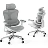 Image de SIHOO Doro C300 Chaise de bureau ergonomique avec accoudoirs 3D ultra doux et soutien lombaire dynamique - Blanc
