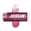 Image de Hurraw! Baume à lèvres couleur framboise : biologique, certifié végétalien, sans cruauté envers les animaux et sans gluten. Ingrédients 100 % naturels sans OGM. Sans cire d'abeille, karité, soja et