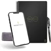 Image de Rocketbook Core Cahier de Note Effacable - Réutilisable Bloc Note Numerique, Notebook A4 Noir Carnet Spirale Page Blanche à Pointillé, Stylo Effacables Pilot Frixion Inclus, Gadget Insolite Utile