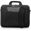 Image de Everki Advance Sacoche pour ordinateur portable jusqu'à 14,1 pouces (36 cm) avec compartiments séparés pour accessoires / Fermetures éclair auto-cicatrisantes / Capacité 9,5 l, Noir