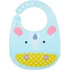 Image de SkipHop Zoo Fold and Go Silicone Bib, Unicorn