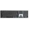 Image de Satechi Slim X3 Bluetooth Clavier allemand, QWERTZ anthracite touches multimédia, avec clavier numérique, éclairé