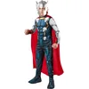 Image de RUBIE'S Avengers Officiel - Déguisement Classique Thor Enfant - Taille XL - 9-10 ans - 129 à 140 cm - Costume Combinaison Blanche et Bleue et Casque - Pour Halloween, Carnaval - Idée Cadeau de Noël