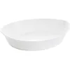 Image de Luminarc - Plat ovale Blanc Smart Cuisine Carine 250°C - Plat à Four en Verre Innovant - Léger et Extra-Résistant - Nettoyage Facile - Fabrication en France - Dimensions 32x20 cm