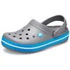 Image de Crocs Unisexe Adulte Crocband Clog Sabots, Charcoal/Ocean, 36/37 EU